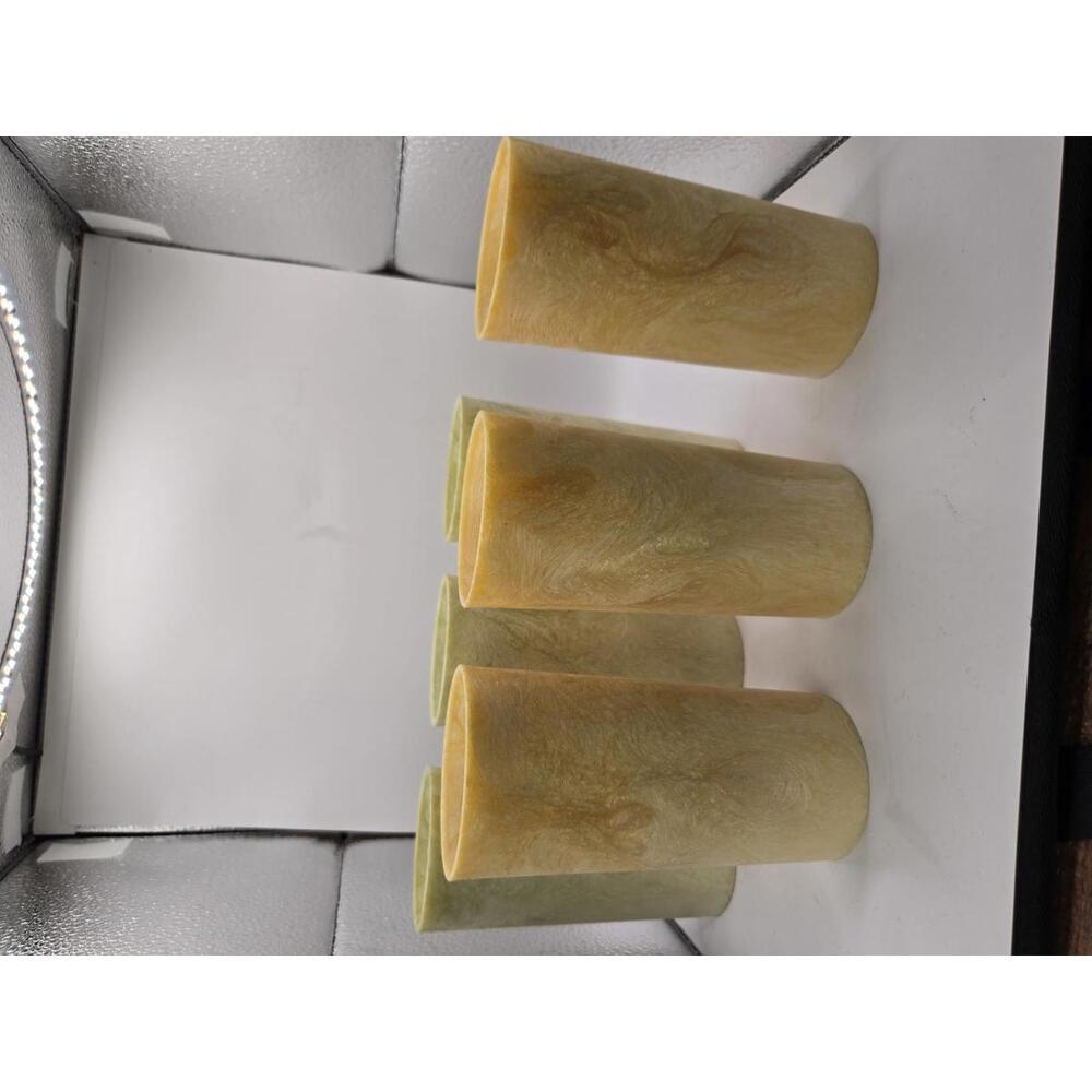 Vintage Crestwood Marbled Plastic Cups - Set of 6